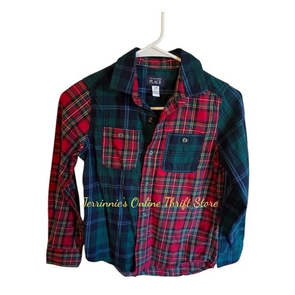 The Children's Place Multicolor‎ Plaid Button Down Shirt